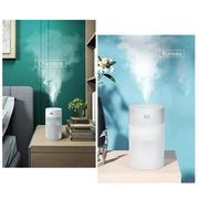 Air Humidifier Ultrasonic Mini Aromatherapy Diffuser Portable Sprayer USB Essential Oil Atomizer LED Lamp for Home Car
