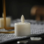 4 or 6 Flameless Moving Wick Candles With Remote Control Realistic Christmas Church Wedding Fake Electronic Candle LED Wedding