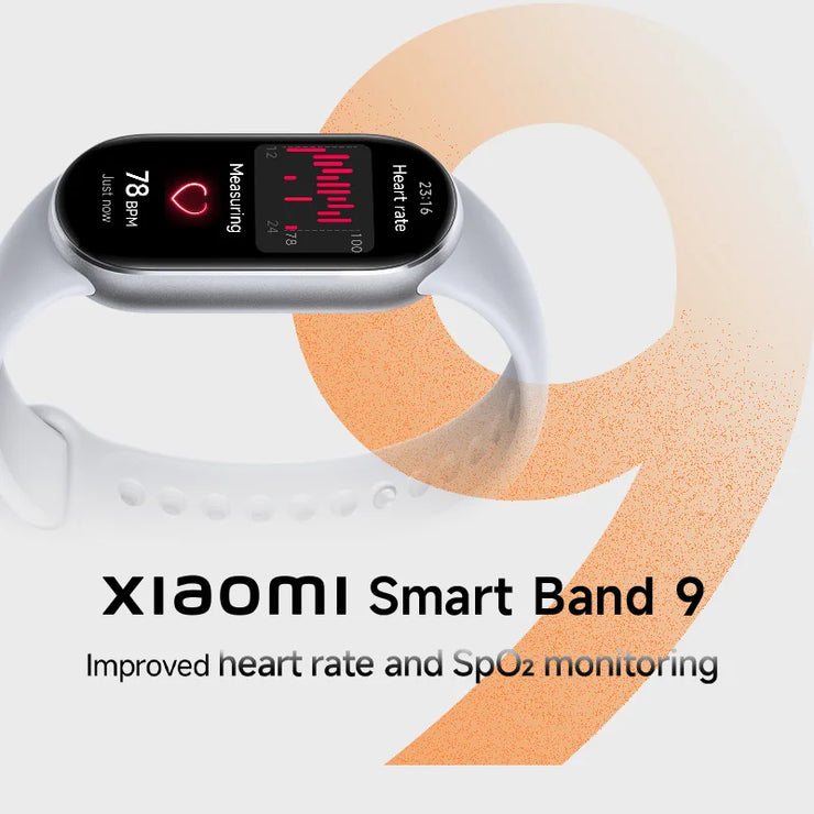 [World Premiere]Global Version Xiaomi Smart Band 9 150+ Sports Modes Sleep Monitoring 1.62" AMOLED Display 21-day Battery Life