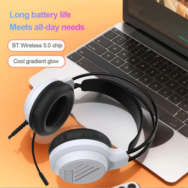 Gaming Headset with Mic Sports Gaming Noise Cancelling Headset Over-ear Headphone for PS5/PS4/Switch/XBOX/PC Wired Headphones