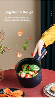 1-2 People Electric Cooker Household Cooking Pots Electric Multi Rice Cooker Kitchen Pots Offers Mini Ramen Hotpot Stew Pot