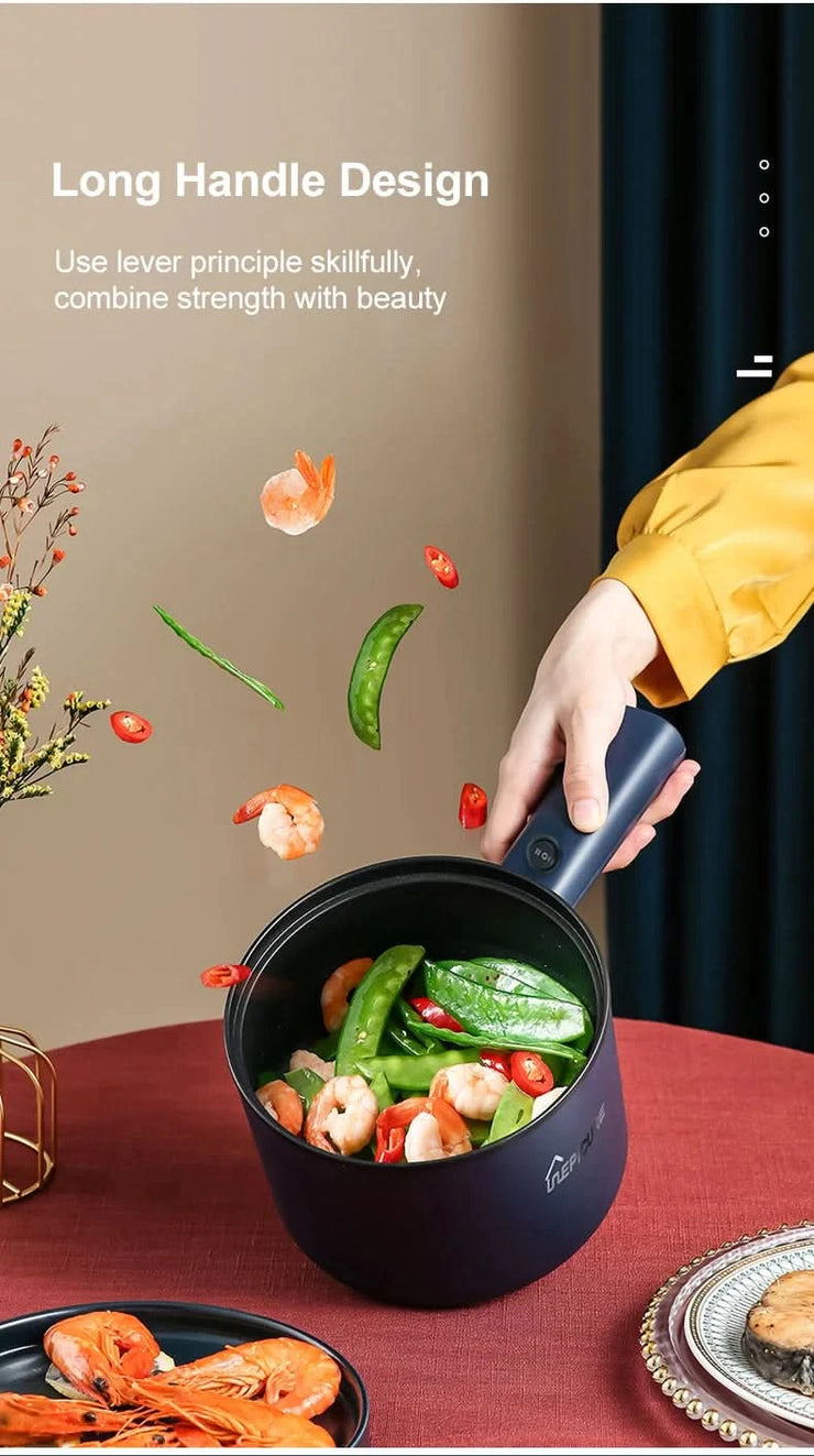 1-2 People Electric Cooker Household Cooking Pots Electric Multi Rice Cooker Kitchen Pots Offers Mini Ramen Hotpot Stew Pot