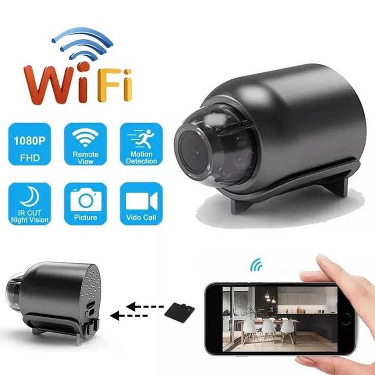 1080P HD Mini Camera Wifi IP Smart Home Indoor Night Vision AI Human Camcorder Audio Video Wireless Security Surveillance Camera