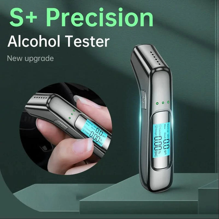 Portable Breathalyzer Professional Breath Alcohol Tester LCD Display Detector for Drunk Driving Car Electronics Alcohol Test