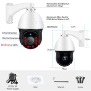 Outdoor PTZ 30x Zoom Auto Focus Lens 5MP 4in1 AHD CVI TVI CCTV PTZ Speed Dome Security IR 60M HD PTZ Camera For Hikvision DVR