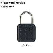 Electronic Lock Tuya Bluetooth Fingerprint Padlock Digital Luggage Lock APP Temporary Password Remotely IP67 Decompression Toys