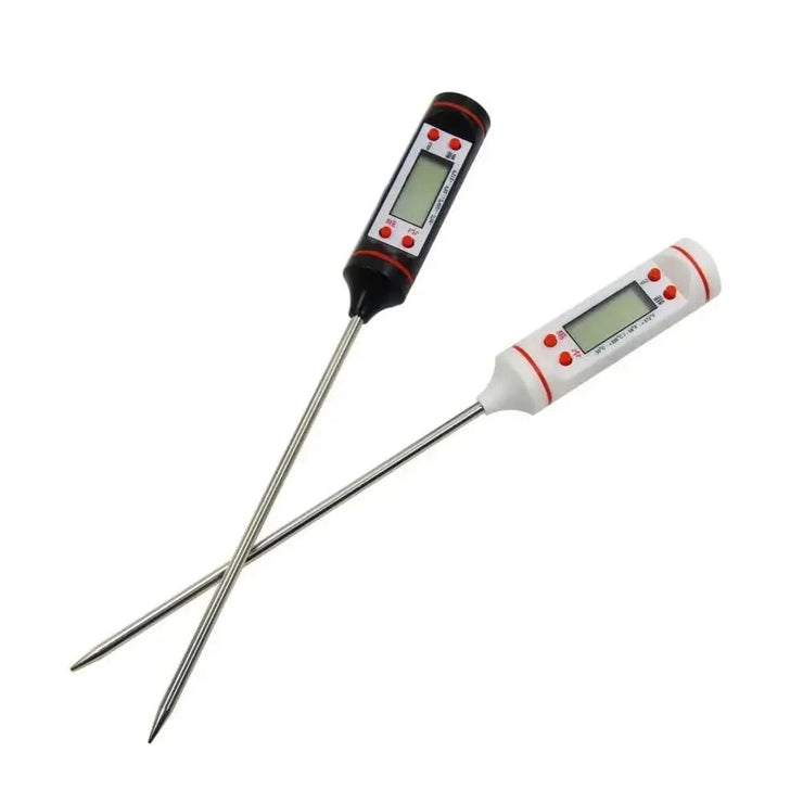 Digital Food Thermometer, Electronic Probe with LCD Display for Kitchen, Baking, Cooking & Grill, Liquid Temperature Meter