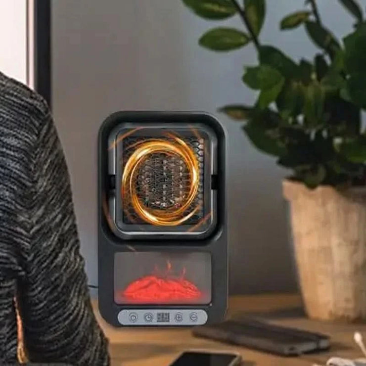 800W Space Heater with Thermostat Electric Heater Portable Heater Desktop Warm Air Blower Mini Portable Heater for Indoor Use