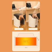 Electric Feet Heater Folding Portable Leg Heater Thermostat Foot Warmer for Home Office Feet Leg Heated Warm Winter Cushion