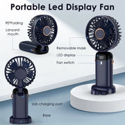 Electric Fan Portable Air Conditioner Mini Cooler Rechargeable Neck Fans for Home Free Shipping Hand Usb Conditioning Blades