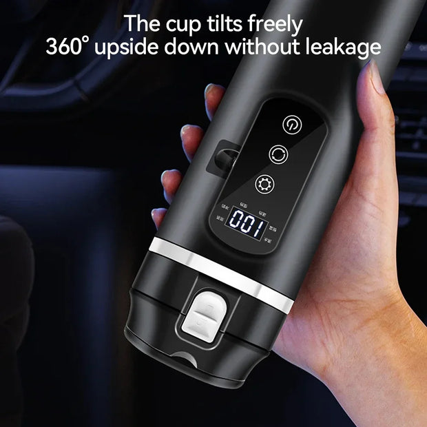 12V/24V Stainless Steel Car Heating Cup Smart Temperature Control Electric Kettle Car Heated Smart Mug 500ML Water Warmer Bottle