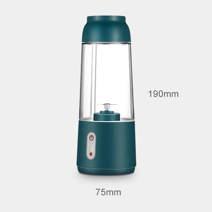 300ML Portable Blender USB Rechargeable,Personal Size Juicer with 2 Blades,Travel Blender Bottle Juicer Cup for Shakes Smoothies