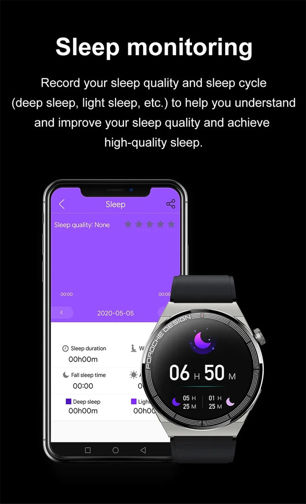 2023 New Smart Watch Men Women AMOLED 420*420 HD Screen Heart Rate Bluetooth Calls Waterproof SmartWatch For Android IOS