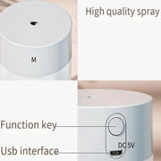 Air Humidifier Ultrasonic Mini Aromatherapy Diffuser Portable Sprayer USB Essential Oil Atomizer LED Lamp for Home Car