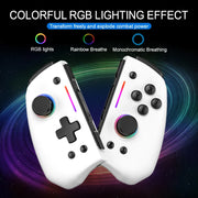 LinYuvo KS42 Meteor Light Wireless Joy-pad with 8 Color RGB Lights for Switch/Lite/OLED, with Programmable,,Turbo & Vibration