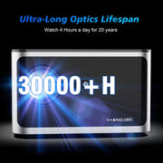 جهاز عرض Magcubic 580ANSI يعمل بنظام Android 11 بدقة 4K و1080P وواي فاي 6 وتحكم صوتي Allwinner H713 وElectronic Focus وBT5.0 وHome Cinema HY350 Pro
