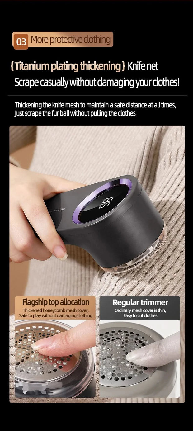 Portable Hair Ball Trimmer Home Clothes Shaving Machine Pill Removal Tool Shaver Lint Remover For Sweater USB Rechargeable