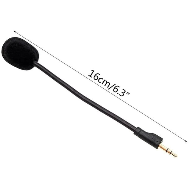 Game Mic Replacement for G / Wireless Gaming Headset, 3.5mm Microphone Boom with Foam Cover Dropship