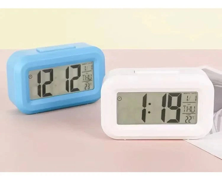 LED Digital Alarm Clock Backlight Snooze Data Time Calendar Desktop Multifunction Electronic Backlight Table Clock