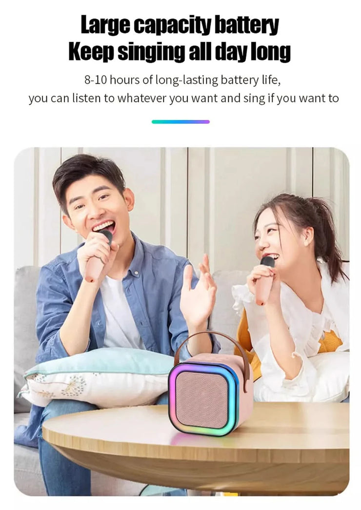 Wireless Professional Bluetooth Integrated  Microphones and Speaker for KTV  Microphone Portable Children's Audio Mike