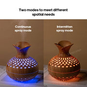 Wood Grain Humidifier 300ml USB Aroma Diffuser Atomizer USB Household Humidifier Hydrating Instrument Desktop Humidifier