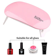 Mini Mouse Gel Nails Polish Drying Lamp USB Nail Phototherapy Machine Professional Manicure Tool Salon Equipment