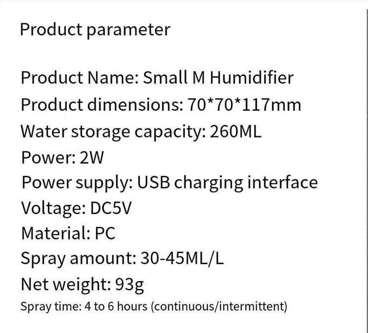 Air Humidifier Ultrasonic Mini Aromatherapy Diffuser Portable Sprayer USB Essential Oil Atomizer LED Lamp for Home Car