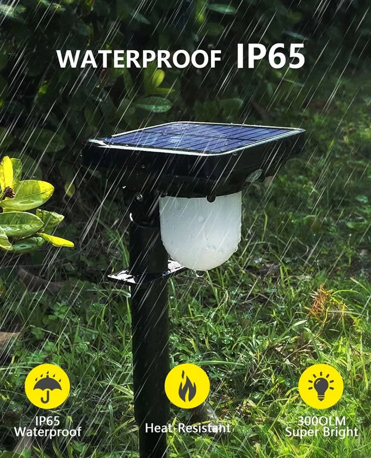 Solar Lights Outdoor Garden Solar Powered Wall Lamp Waterproof Motion Sensor Pathway Light Landscape Path Yard Backyard Lawn