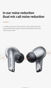 100% Original Lenovo LP5  Wireless Bluetooth Earbuds HiFi Music Earphone With Mic Headphones Sports Waterproof Headset 2021New