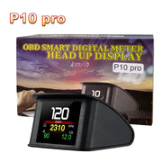 P10 Pro for HUD OBD2 Head Up Display HUD On Board Computer Digital Speedometer With Russia Language Auto Electronic Accessories