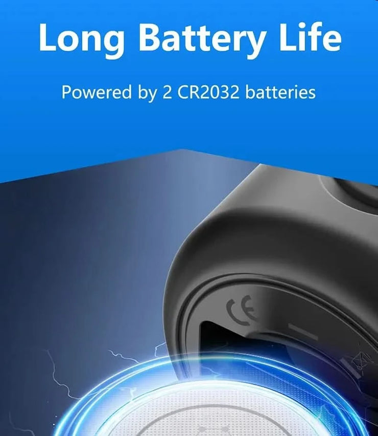 TWOOC Bicycle Electronic Horn Loud Warning Sound CR2032 Battery 120dB IPX4 Waterproof Suitable for Road and Mountain Bike