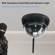 Creative Simulated Wireless Dummy Camera Fake Dome Camera Flashing LED Deter Thief Home Office Surveillance Security System