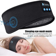 Bluetooth earphones sports sleeping headband elastic wireless headphones music eye mask headset