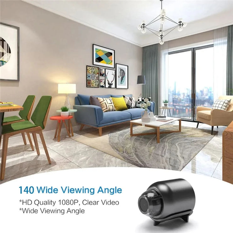 1080P HD Mini Camera Wifi IP Smart Home Indoor Night Vision AI Human Camcorder Audio Video Wireless Security Surveillance Camera