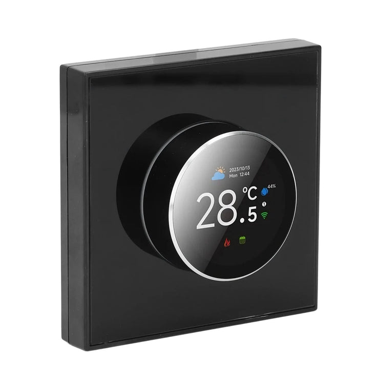 Smart Knob Thermostat Accurate 1.32in Screen 95~240VAC Intuitive Water Heating Digital Thermostat Temp Controller for Home