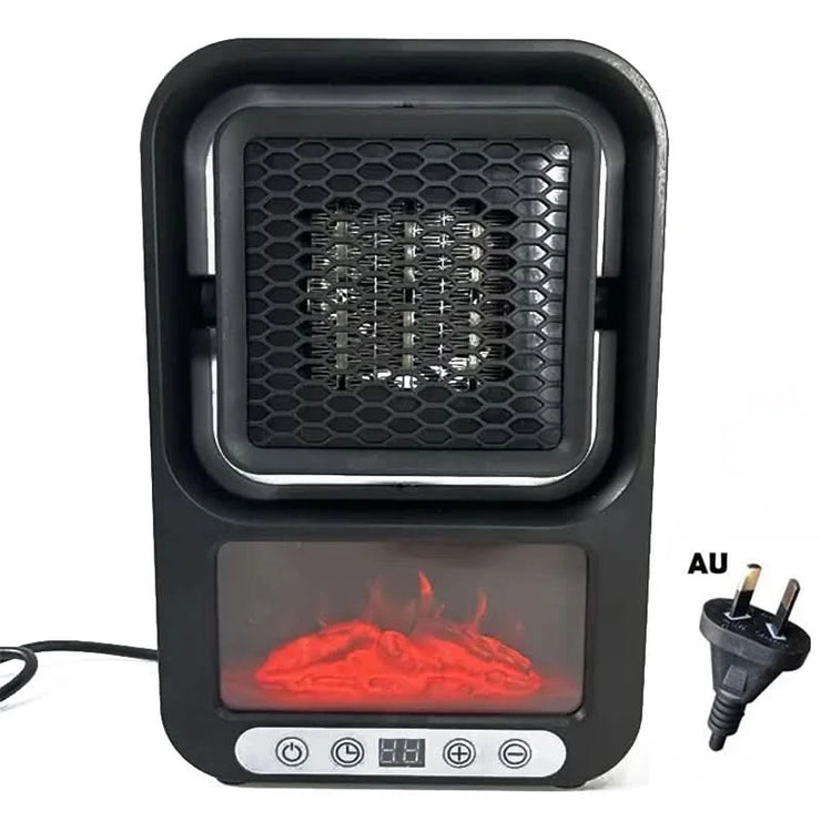 800W Space Heater with Thermostat Electric Heater Portable Heater Desktop Warm Air Blower Mini Portable Heater for Indoor Use
