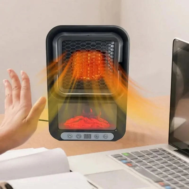 800W Space Heater with Thermostat Electric Heater Portable Heater Desktop Warm Air Blower Mini Portable Heater for Indoor Use