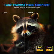 جهاز عرض Magcubic 580ANSI يعمل بنظام Android 11 بدقة 4K و1080P وواي فاي 6 وتحكم صوتي Allwinner H713 وElectronic Focus وBT5.0 وHome Cinema HY350 Pro