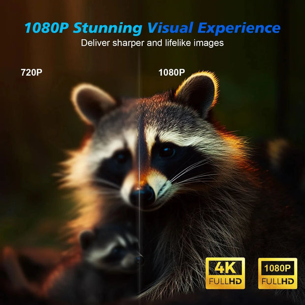 جهاز عرض Magcubic 580ANSI يعمل بنظام Android 11 بدقة 4K و1080P وواي فاي 6 وتحكم صوتي Allwinner H713 وElectronic Focus وBT5.0 وHome Cinema HY350 Pro