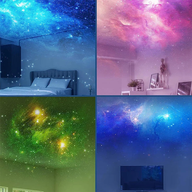 Galaxy Star Projector LED Night Light Starry Sky Astronaut Porjectors Lamp For Decoration Bedroom Home Decorative Children Gifts