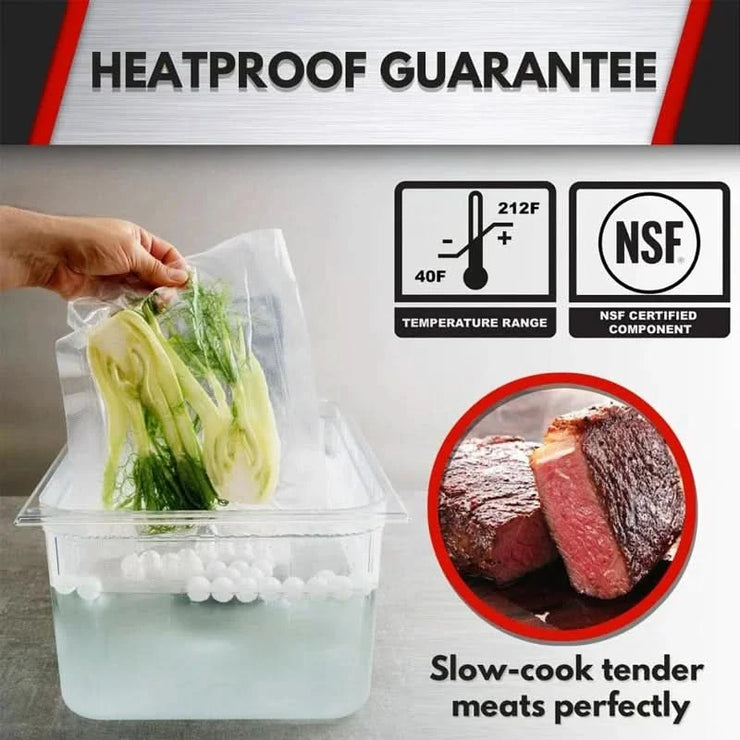 Sous Vide Cooker machine 11L Container with Stainless Steel Rack Detachable Dividers Separator Slow Cooker Kits Accessories