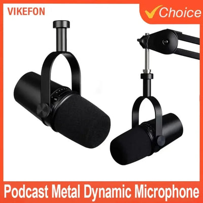 MV7 Microphone Podcast All Metal USB/XLR Dynamic Microphone MIC MV7 Microphone for Podcasting Recording Live Streaming Gaming
