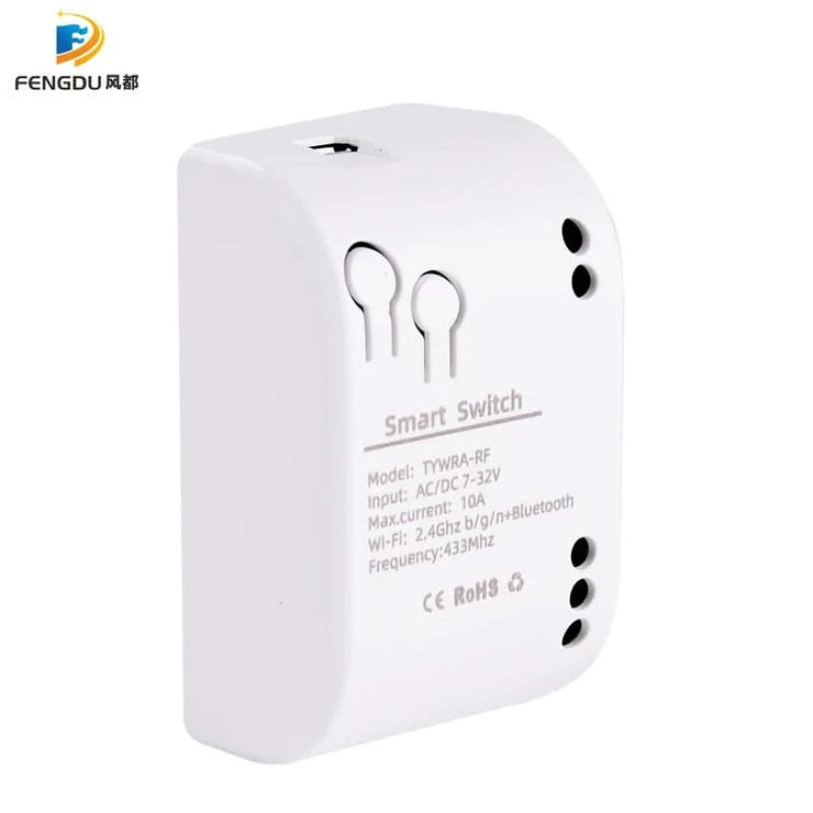 Wifi Smart Switch 1CH 7-32V Mini Wifi Light Controller 433 RF Receiver Gate Garage Opener 10A Smart Life Tuya app 1 Gang Relay