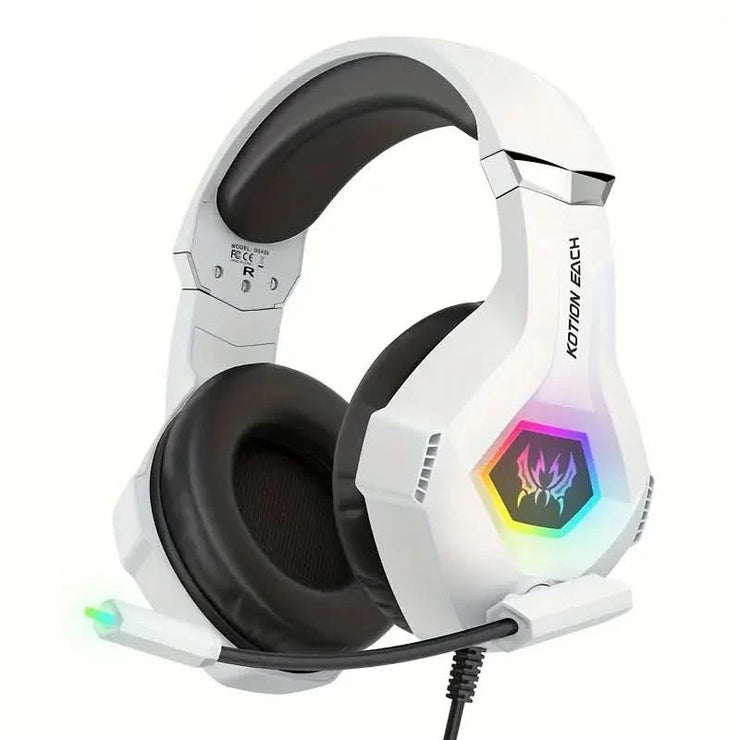 Gaming Headset Wired Headphones With Microphone Stereo Earphones Deep Bass For PC Computer Gamer Laptop Music wired Earphones