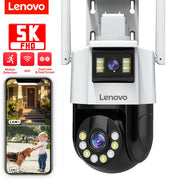 Lenovo 3MP 5MP PTZ WIFI IP Camera Audio CCTV Surveillance Smart Home Outdoor 4X Digital Zoom Color Night vision Waterproof