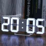 3D LED Digital Alarm Clock - Wall Clock Time/date/temperature For Home/kitchen/office Clocks Decor Garden