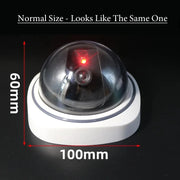 Creative Simulated Wireless Dummy Camera Fake Dome Camera Flashing LED Deter Thief Home Office Surveillance Security System