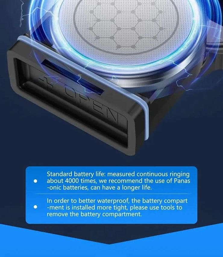 TWOOC Bicycle Electronic Horn Loud Warning Sound CR2032 Battery 120dB IPX4 Waterproof Suitable for Road and Mountain Bike