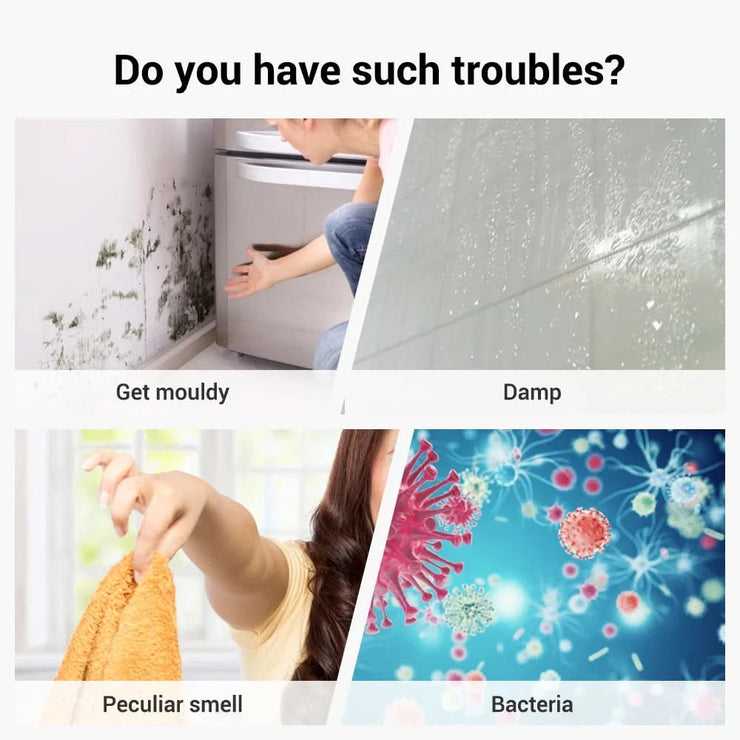 500ml Small Dehumidifiers Moisture Absorbers Air Dryer Compact Portable Electric Dehumidifier for Home Basement Household
