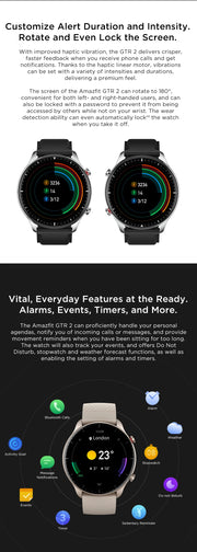 [New Version] Amazfit GTR 2 New Version Smartwatch Alexa Built-in Ultra-long Battery Life Smart Watch For Android IOS Phone